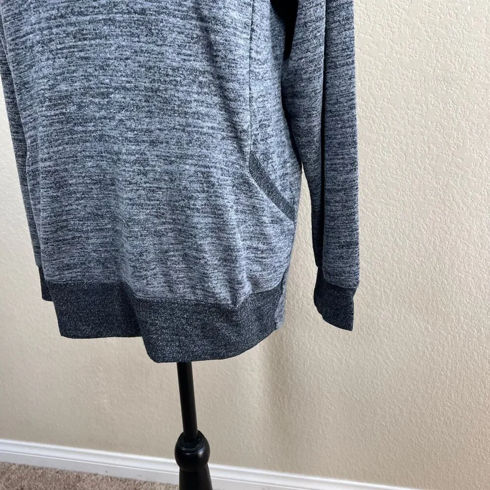 Haute Edition Ultra Soft Pullover Sweatshirt with Contrast Trim size M lagenlook